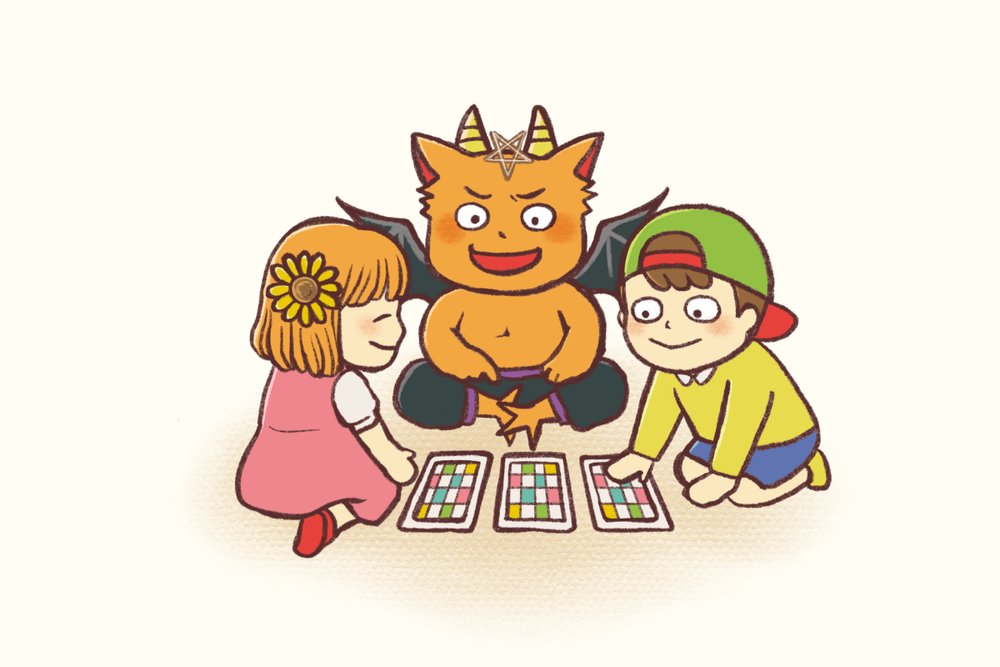 みんなでタロットを楽しんでいる様子